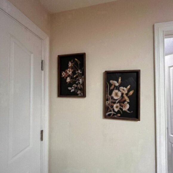 Wood Wall Décor Botanical Print Wildflowers - Picture 7 of 10